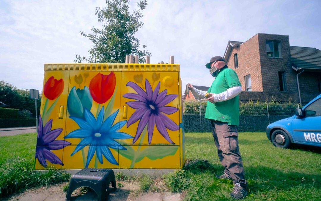 Fleurige schakelkastjes